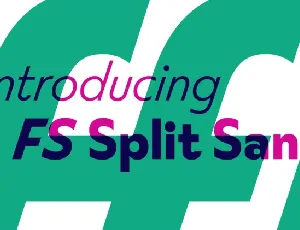 FS Split Sans Family font