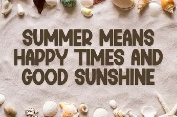 Summer Bolder font