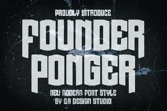 Founder Ponger font