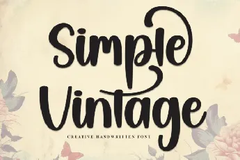 Simple Vintage font