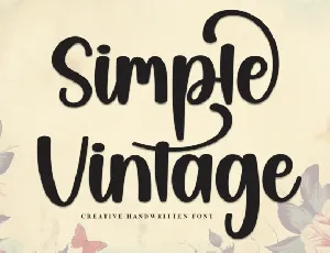 Simple Vintage font