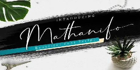 Mathanifo Script font