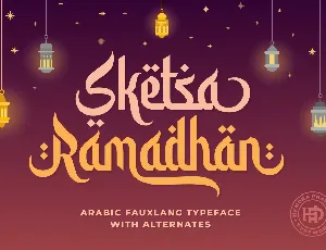 Sketsa Ramadhan font