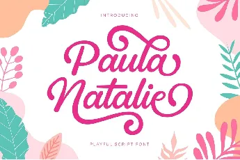 Paula Natalie font