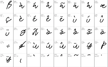 Bayhoon font