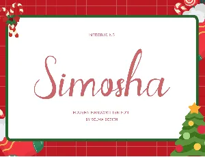 Simosha font