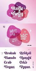 Rolie Twily font