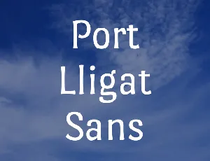 Port Lligat Sans font