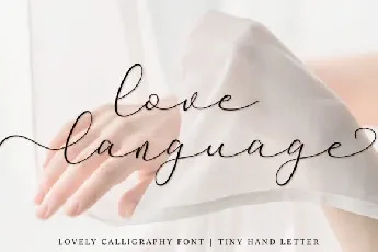 Love Language font