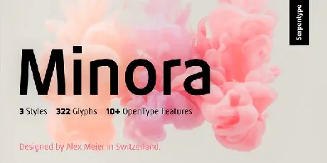 Minora Family font