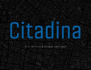 Citadina Family font