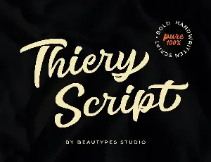 Thiery font