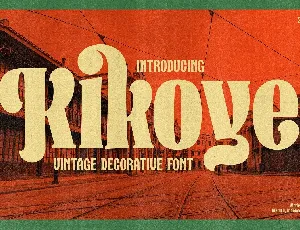 Kikoye font