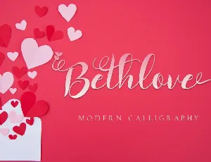 Bethlove font