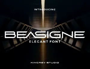 Beasigne font