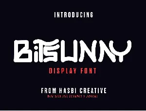 Bitsunny Display font