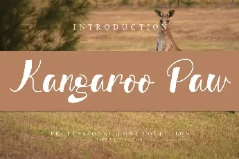 Kangaroo Paw Script font