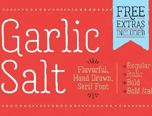 Garlic Salt Family font