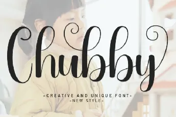 Chubby Script Typeface font