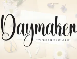 Daymaker Script font