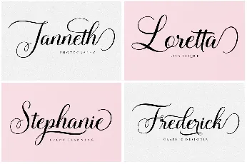 Lady Angelina Script font