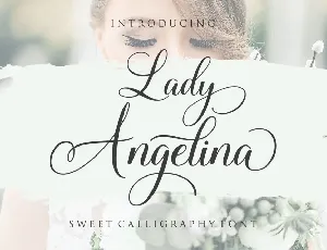 Lady Angelina Script font