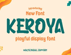 KEROYA Trial font