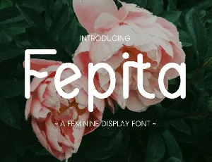 Fepita font