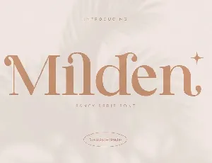 Milden font