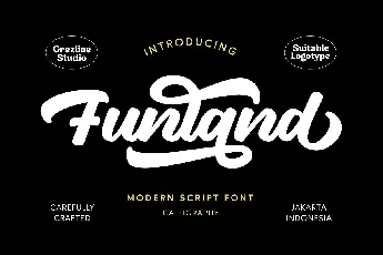 Funland font