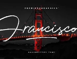 Francisco Script Free Download font