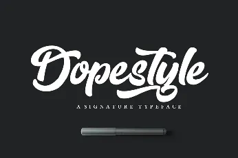 Dopestyle Script Free font