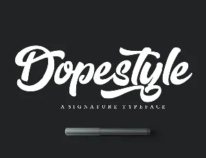 Dopestyle Script Free font