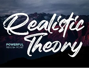 Realistic Theory font