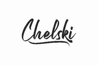 Chelski Demo font