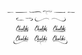 Chelski Demo font