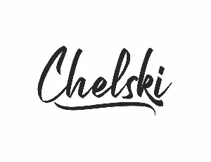 Chelski Demo font