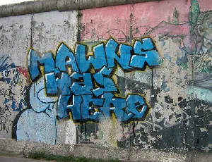 MAWNS' Graffiti Filled font