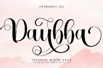 Daubba font