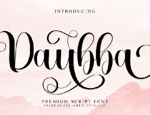 Daubba font