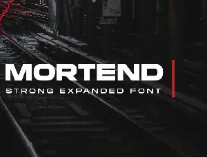 Mortend font