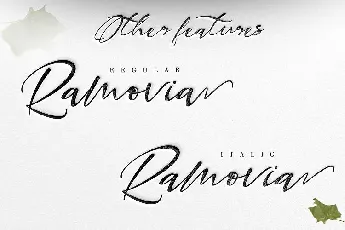 Ramovia Script font