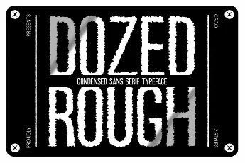 Dozed Rough font