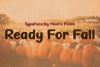 Ready for Fall font