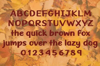 Ready for Fall font