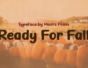 Ready for Fall font