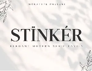 Stinker font