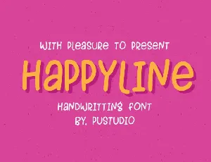 HAPPYLINE font