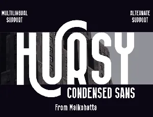 HURSY font