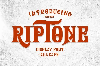 Riptone font